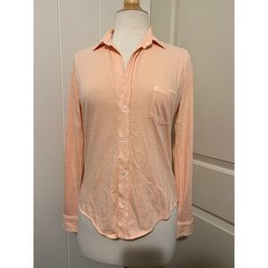 Frank & Eileen Tee Lab Fluorescent Orange Long Sleeve Button Down Shirt Barry
